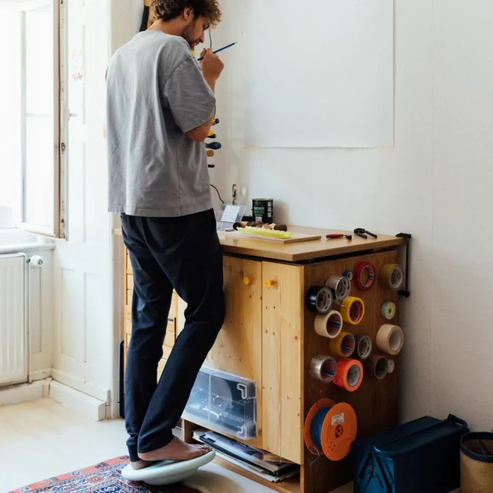 Jeu de motricité Stapelstein Board light green