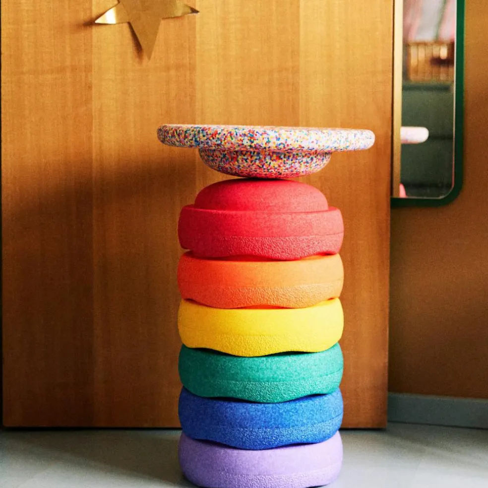 Jeu de motricité Stapelstein Rainbow Set classic