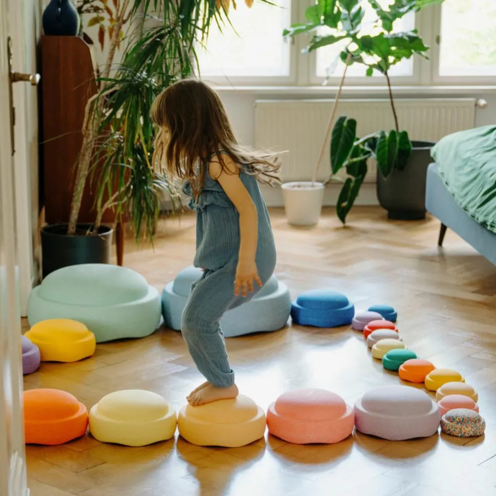 Jeu de motricité Stapelstein Original Grow light yellow