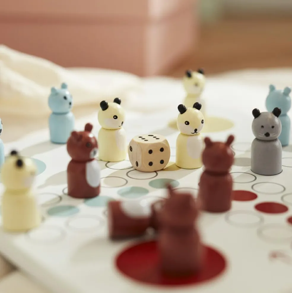 Jeu de Petits chevaux en bois Edvin