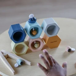 Jeu de pince Nid d'abeilles Couleurs Tendresse