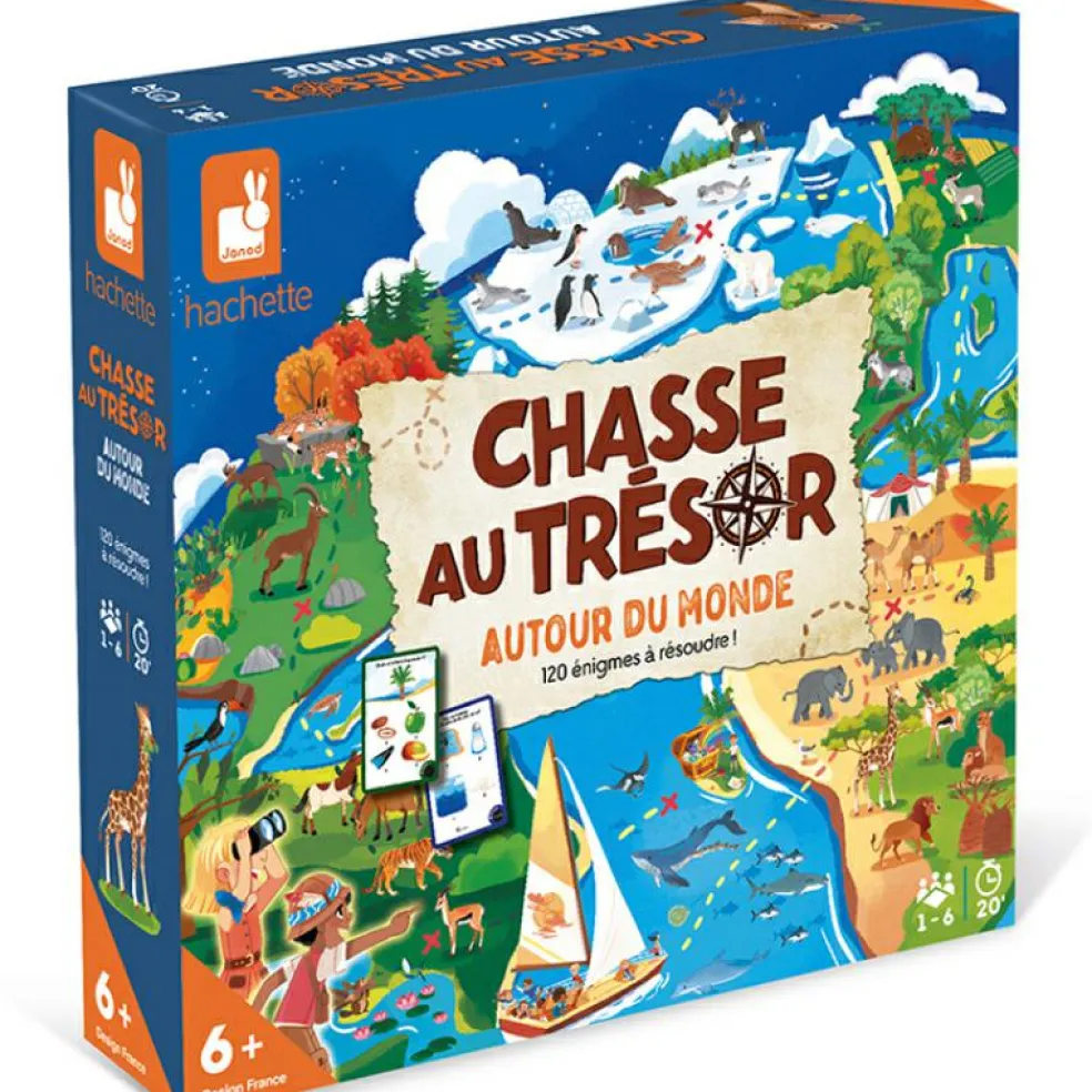 Jeu de société Chasse au trésor : autour du monde