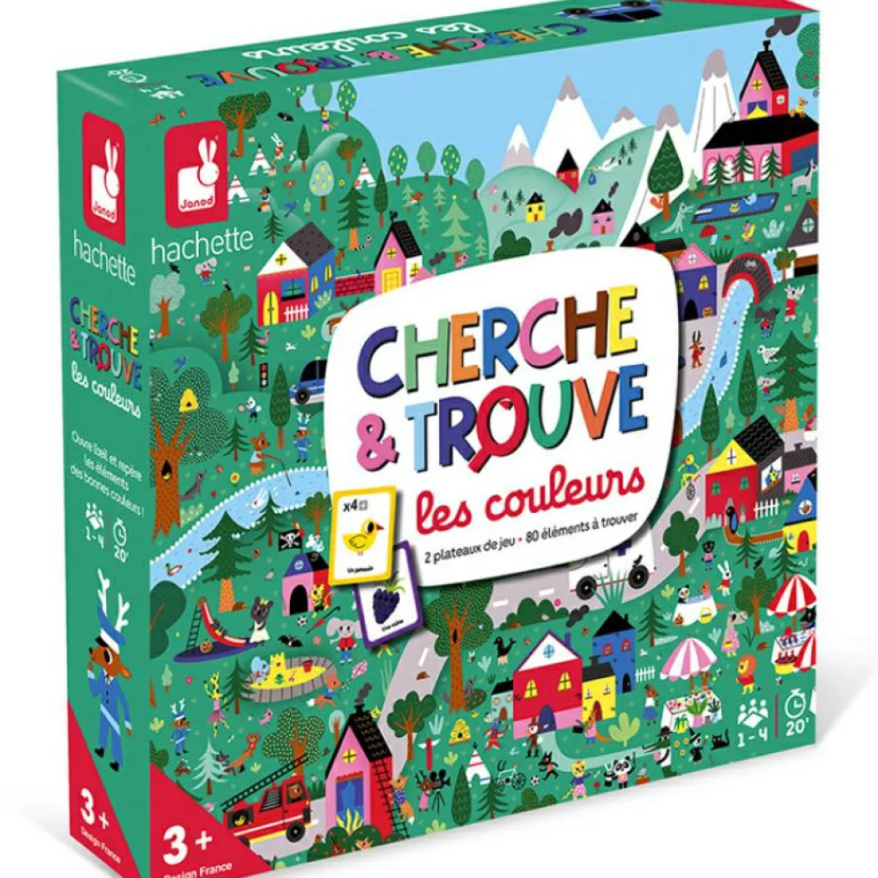 Jeu de société Cherche et trouve les couleurs