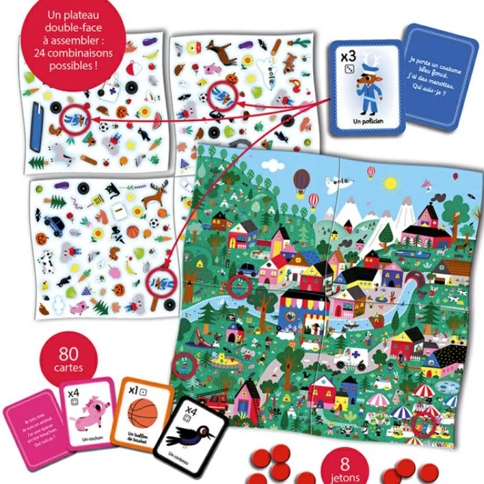 Jeu de société Cherche et trouve les couleurs