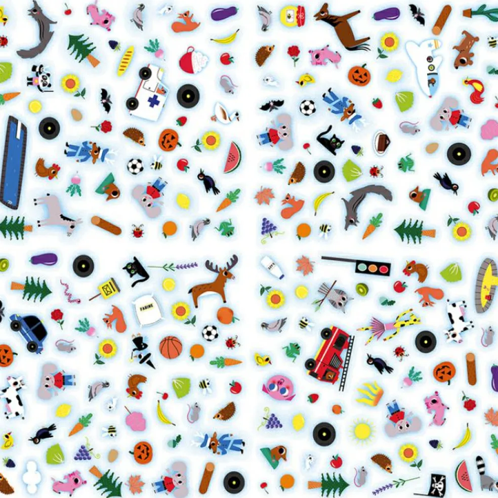 Jeu de société Cherche et trouve les couleurs