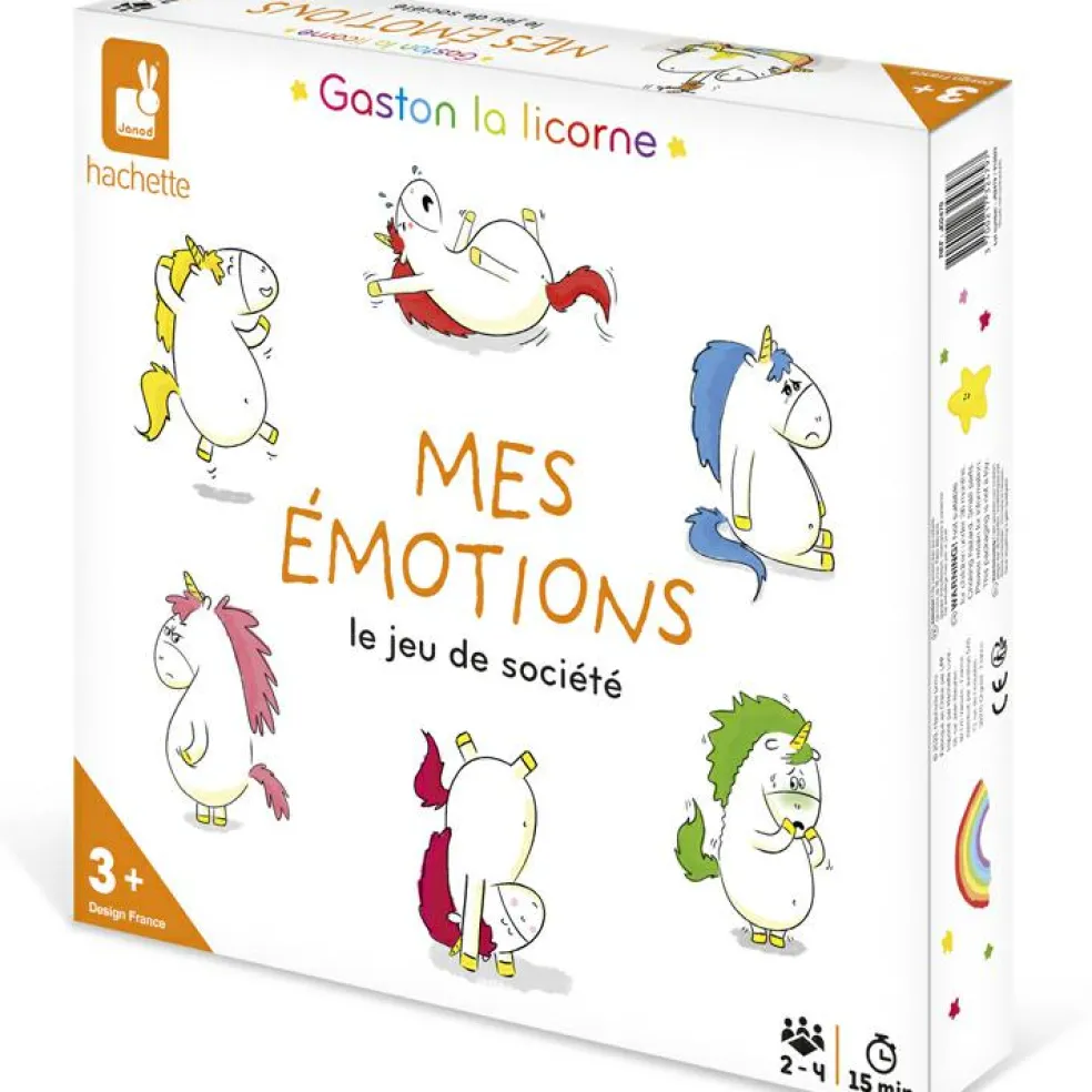 Jeu de société Mes émotions Gaston la licorne
