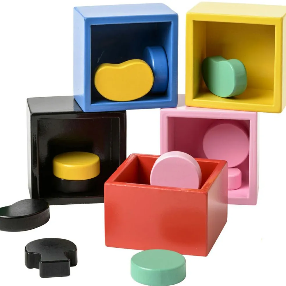 Jeu de tri en bois avec pinces