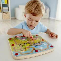 Jeu magnétique labyrinthe chantier