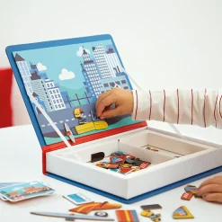 Jeu magnétique Magneti'book Pompiers
