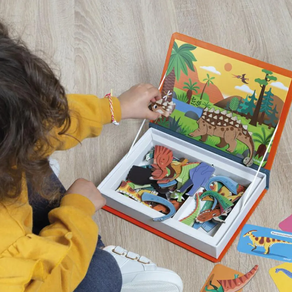 Jeu magnétique Magneti'Book Dinosaures