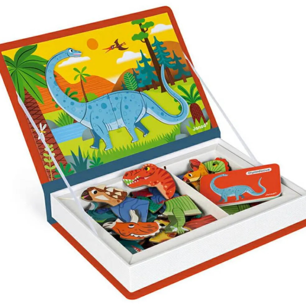 Jeu magnétique Magneti'Book Dinosaures