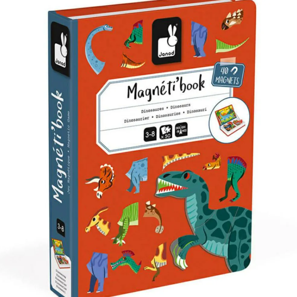 Jeu magnétique Magneti'Book Dinosaures