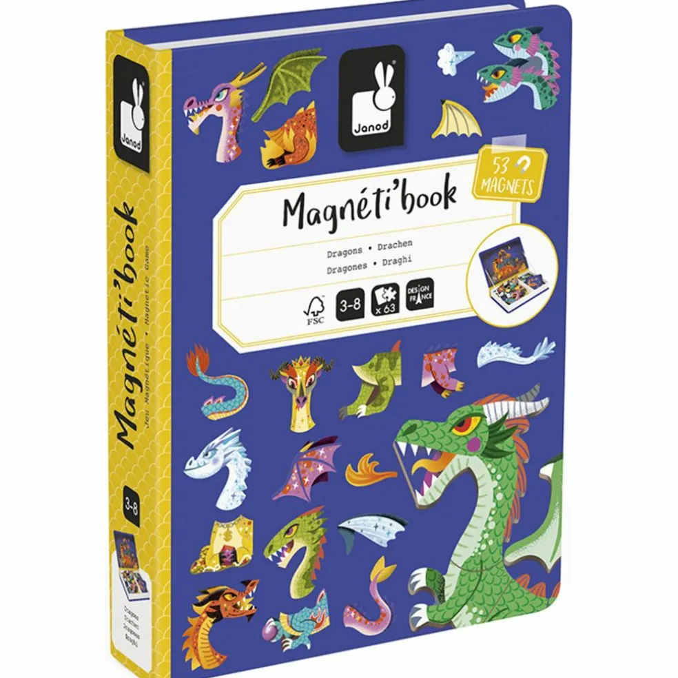 Jeu magnétique magneti'Book Dragons