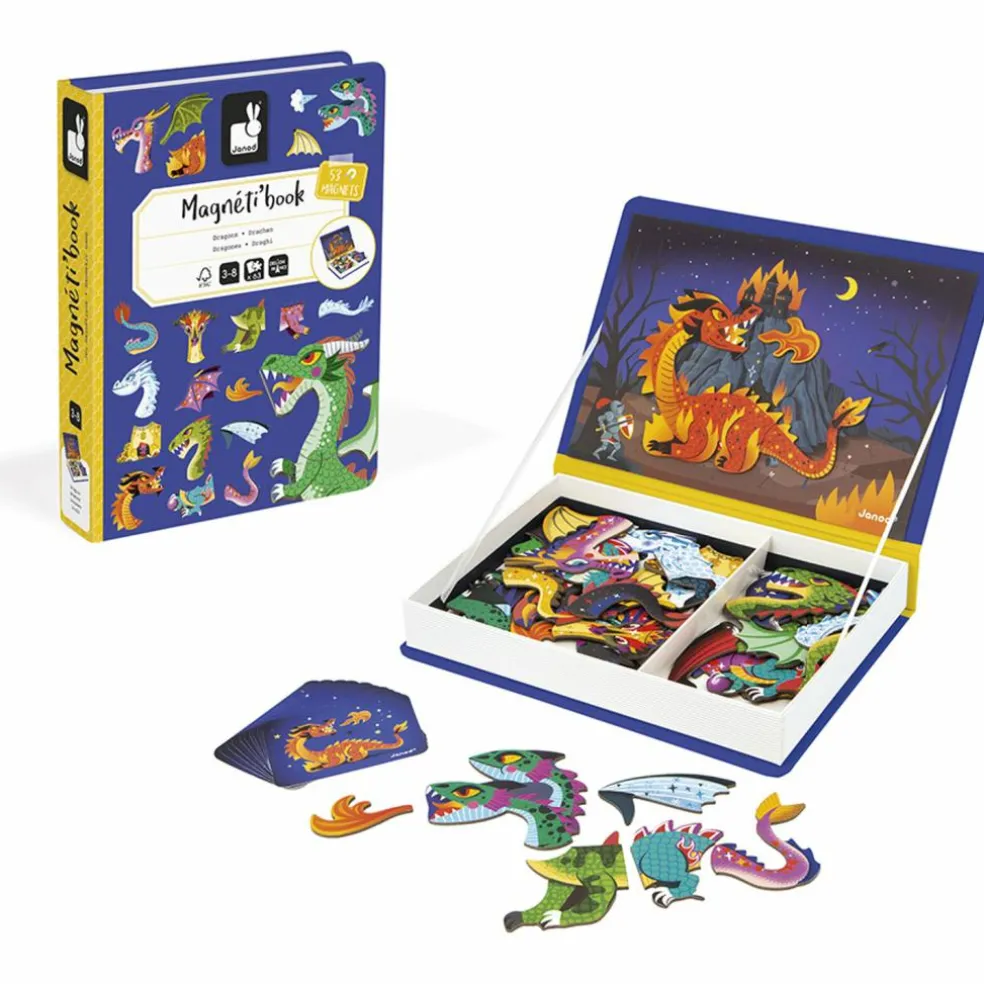 Jeu magnétique magneti'Book Dragons