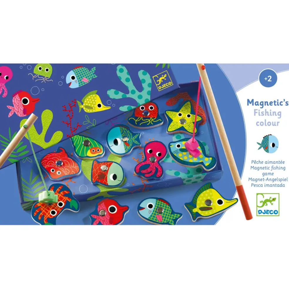 Jeu magnétique Pêche colorée