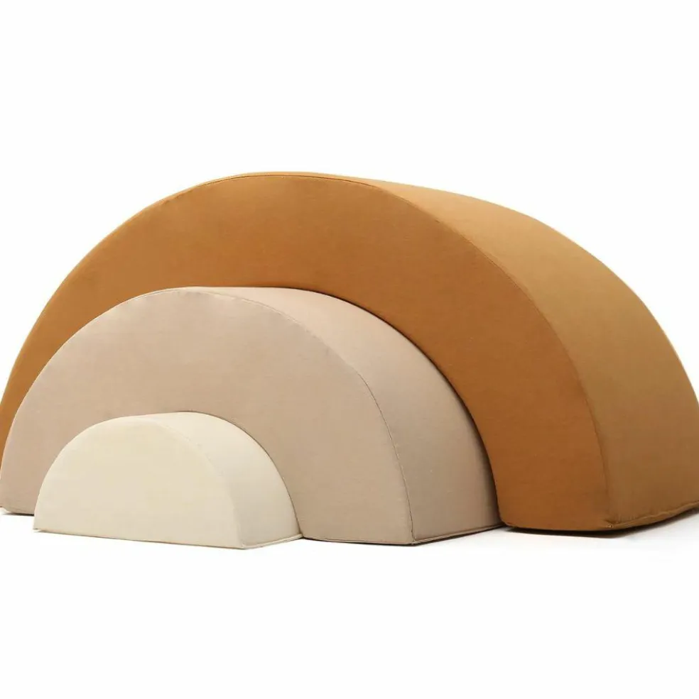 Jeux en mousse Milo arc-en-ciel camel, sand, milk (3 blocs)