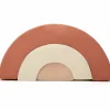 Jeux en mousse Milo arc-en-ciel bois de rose, milk, nude (3 blocs)