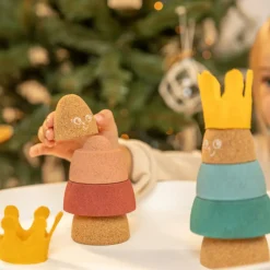 Jouet à empiler Roi en liège