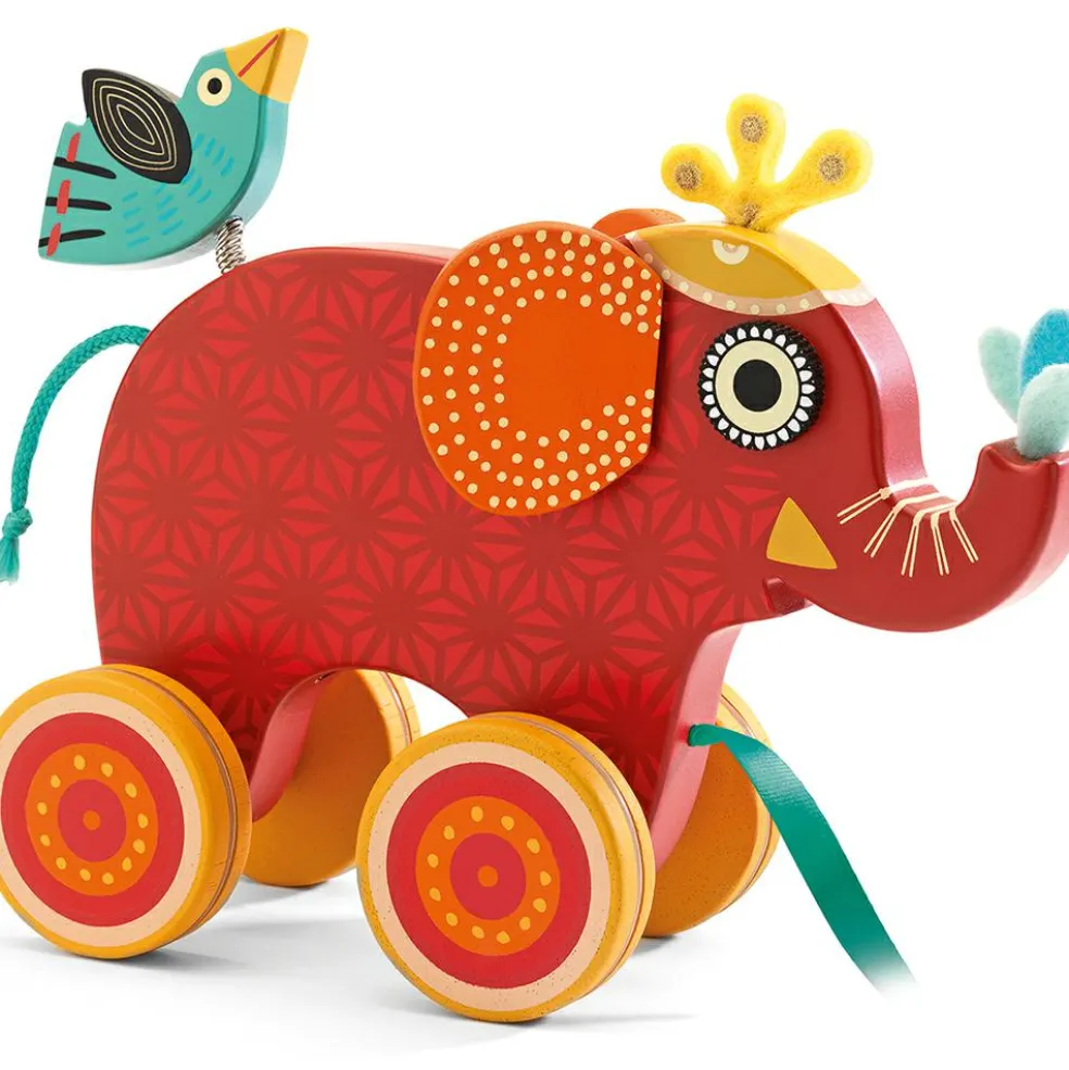 Jouet à tirer Baby couleur Indy