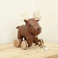 Jouet à tirer Bruce l'Elan