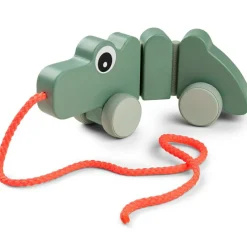 Jouet à tirer Croco Vert