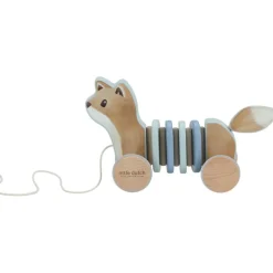 Jouet à tirer renard en bois FSC Forest Friends