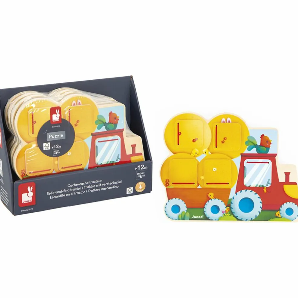 Jouet Cache-cache Tracteur Ferme