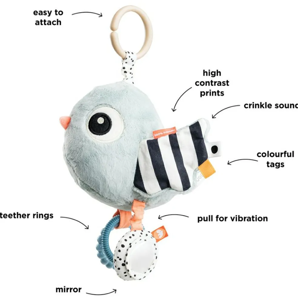 Jouet d'activité sensoriel Birdee Bleu