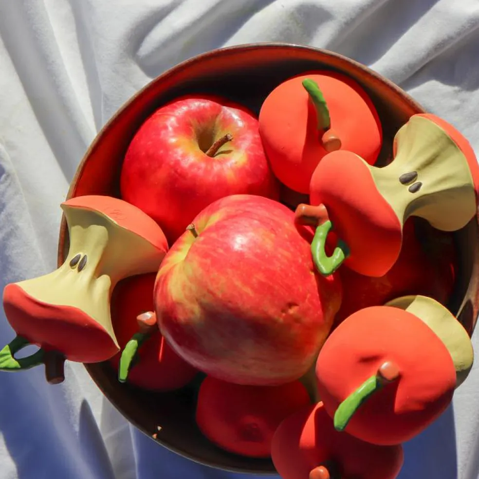 Jouet de dentition Pepa la pomme