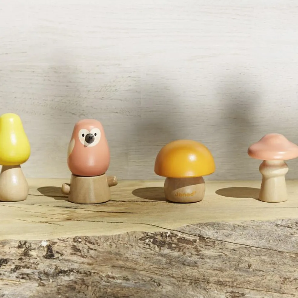 Jouet en bois Oiseaux et Champignons WWF