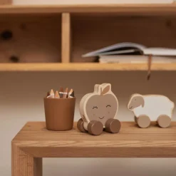 Jouet voiture en bois Farm Apple