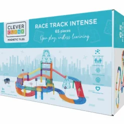 Kit de construction magnétiques circuit de couleur vive (65 pièces)