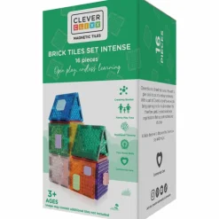 Kit de construction magnétiques de briques intense (16 pièces)