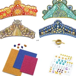 Kit DIY 4 diadèmes mosaïques à décorer Enchanteresses