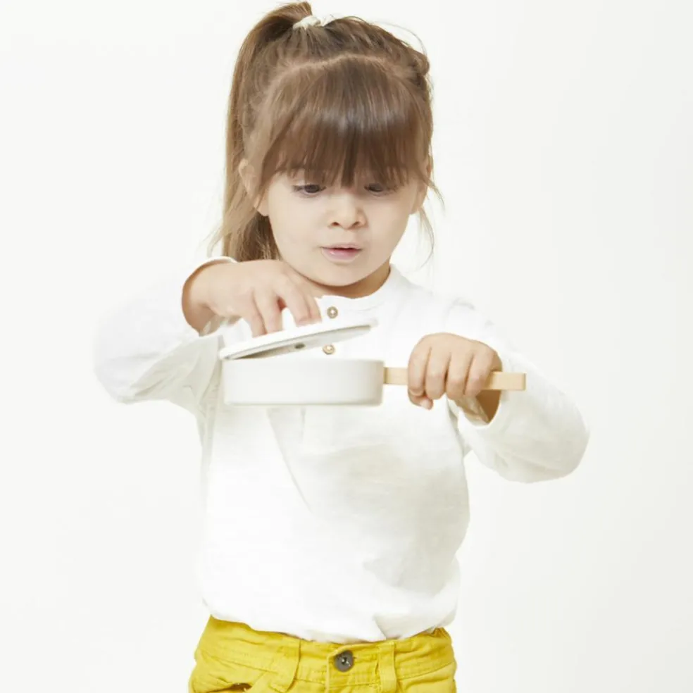 Kitchenette en bois Mamie Soleil (9 pièces)