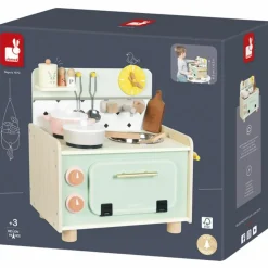 Kitchenette en bois Mamie Soleil (9 pièces)