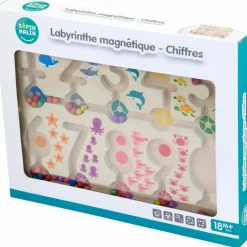 Labyrinthe magnétique en bois