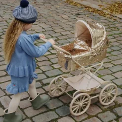 Landau pour poupée doré Cherry