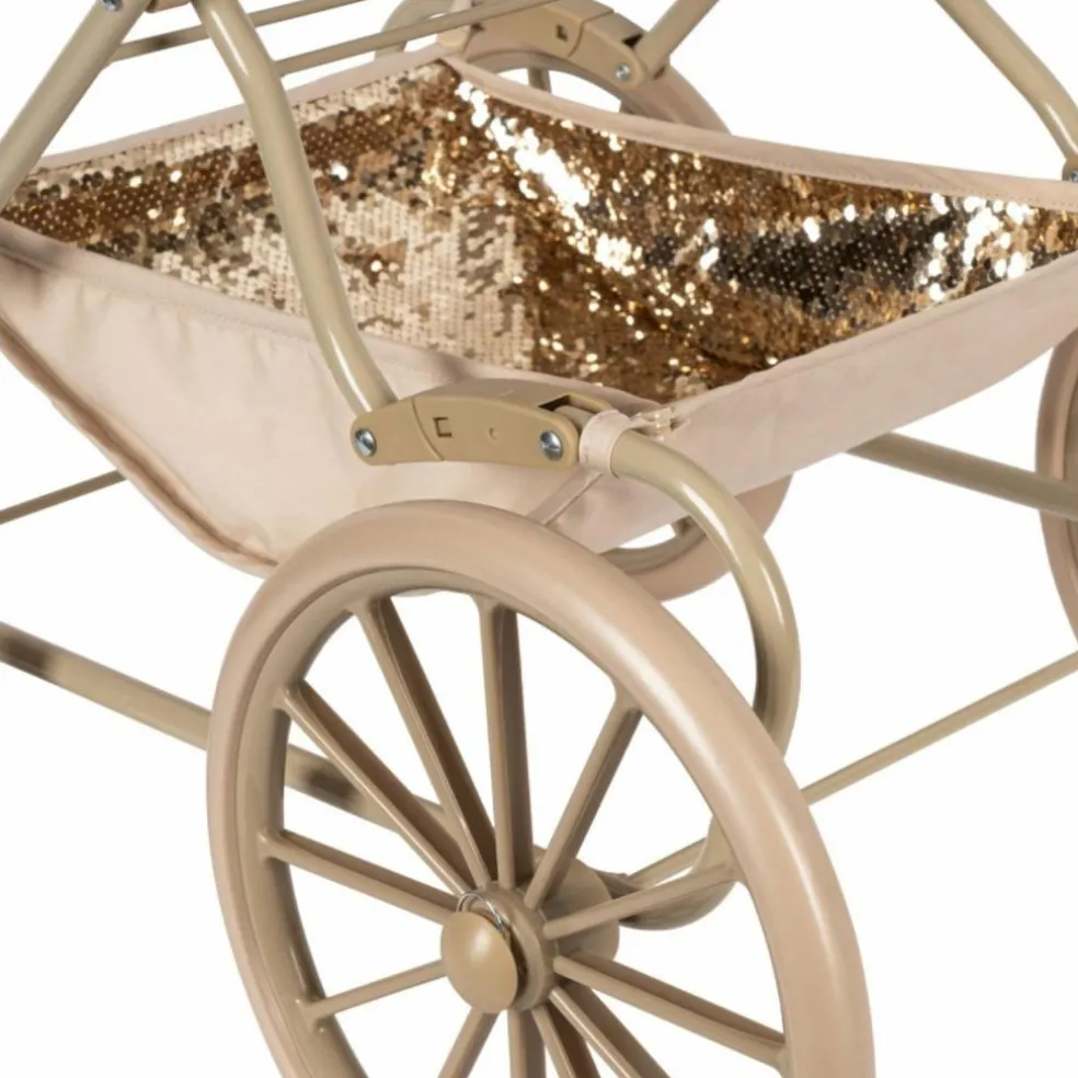 Landau pour poupée doré Cherry