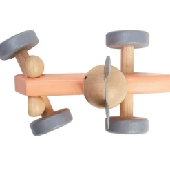 Lapin bolide de course pastel