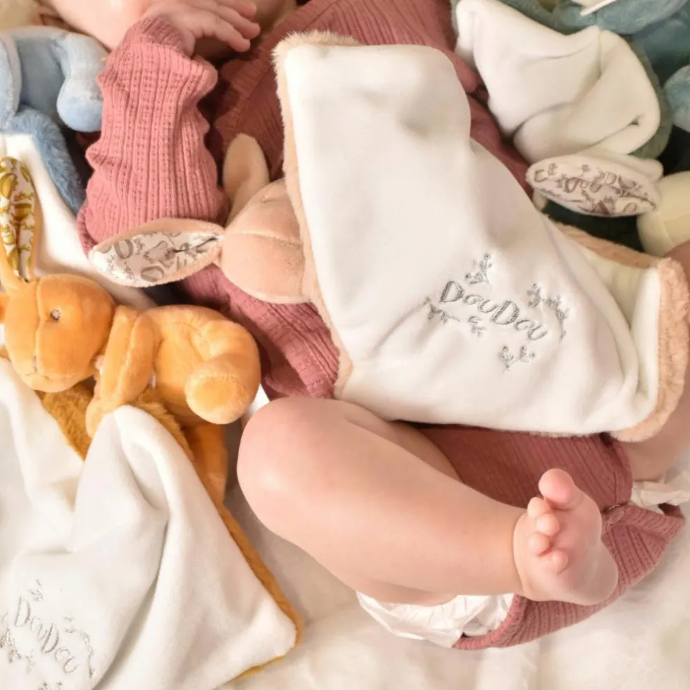 Lapin Doudou beige (10 cm)