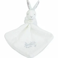 Lapin Doudou blanc (10 cm)
