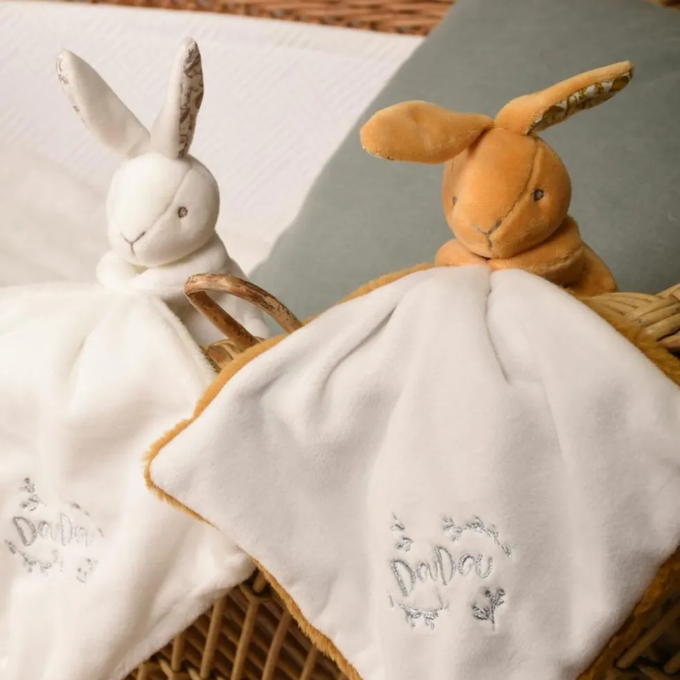 Lapin Doudou blanc (10 cm)