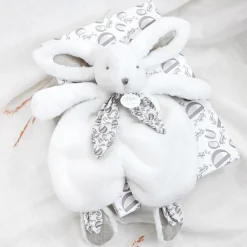Lapin Doudou blanc (29 cm)