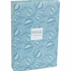 Lapin Doudou bleu (10 cm)