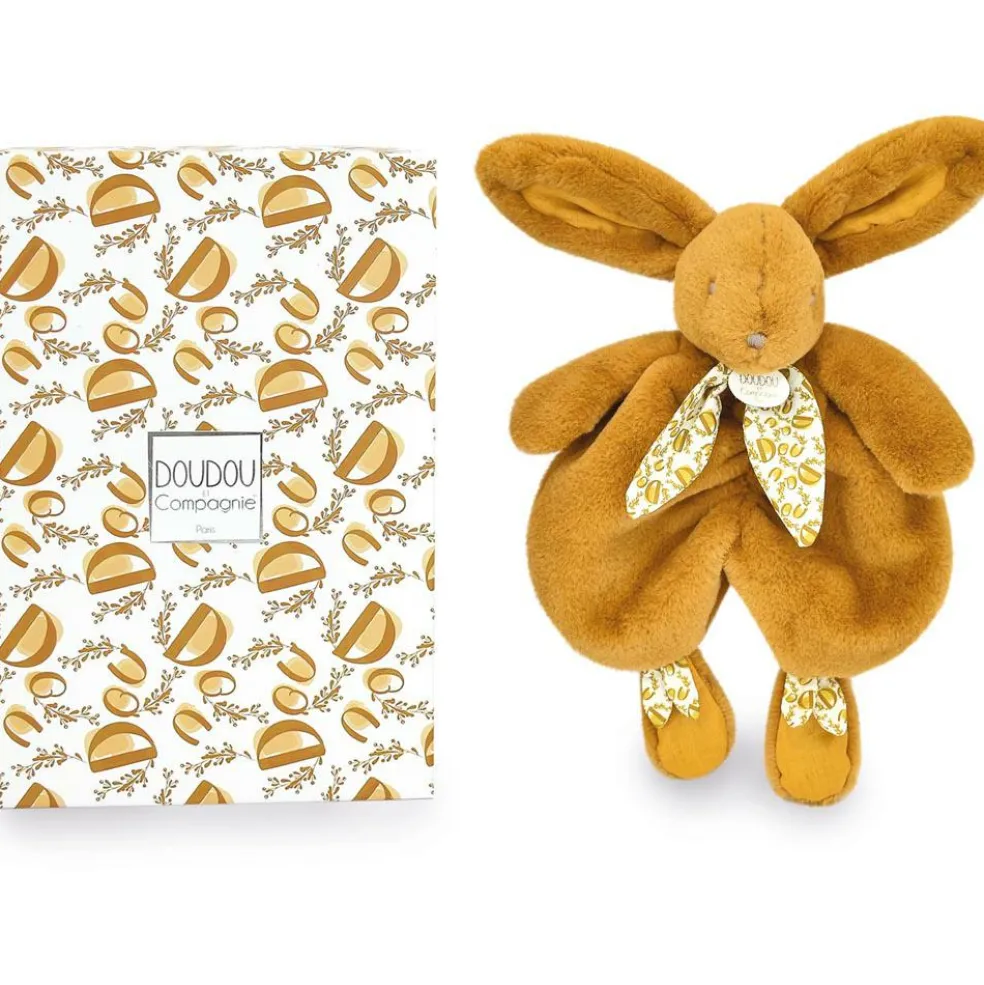 Lapin Doudou ocre (29 cm)