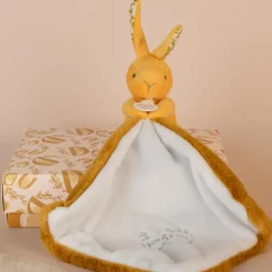 Lapin Doudou ocre (10 cm)