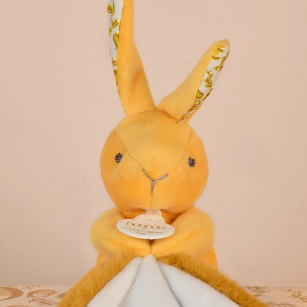 Lapin Doudou ocre (10 cm)