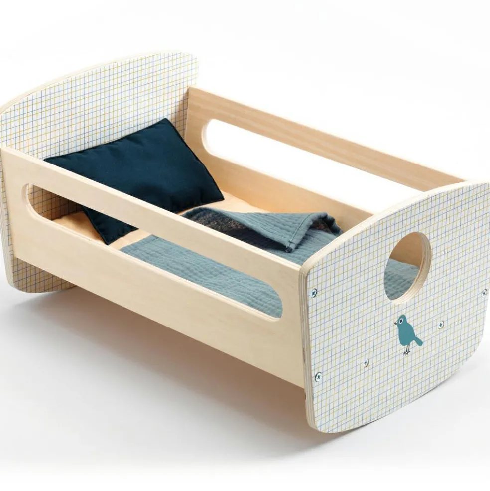 Lit à bascule Pomea Blue Night pour poupée