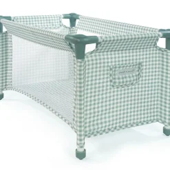 Lit de voyage pour poupée Tom Vichy vert